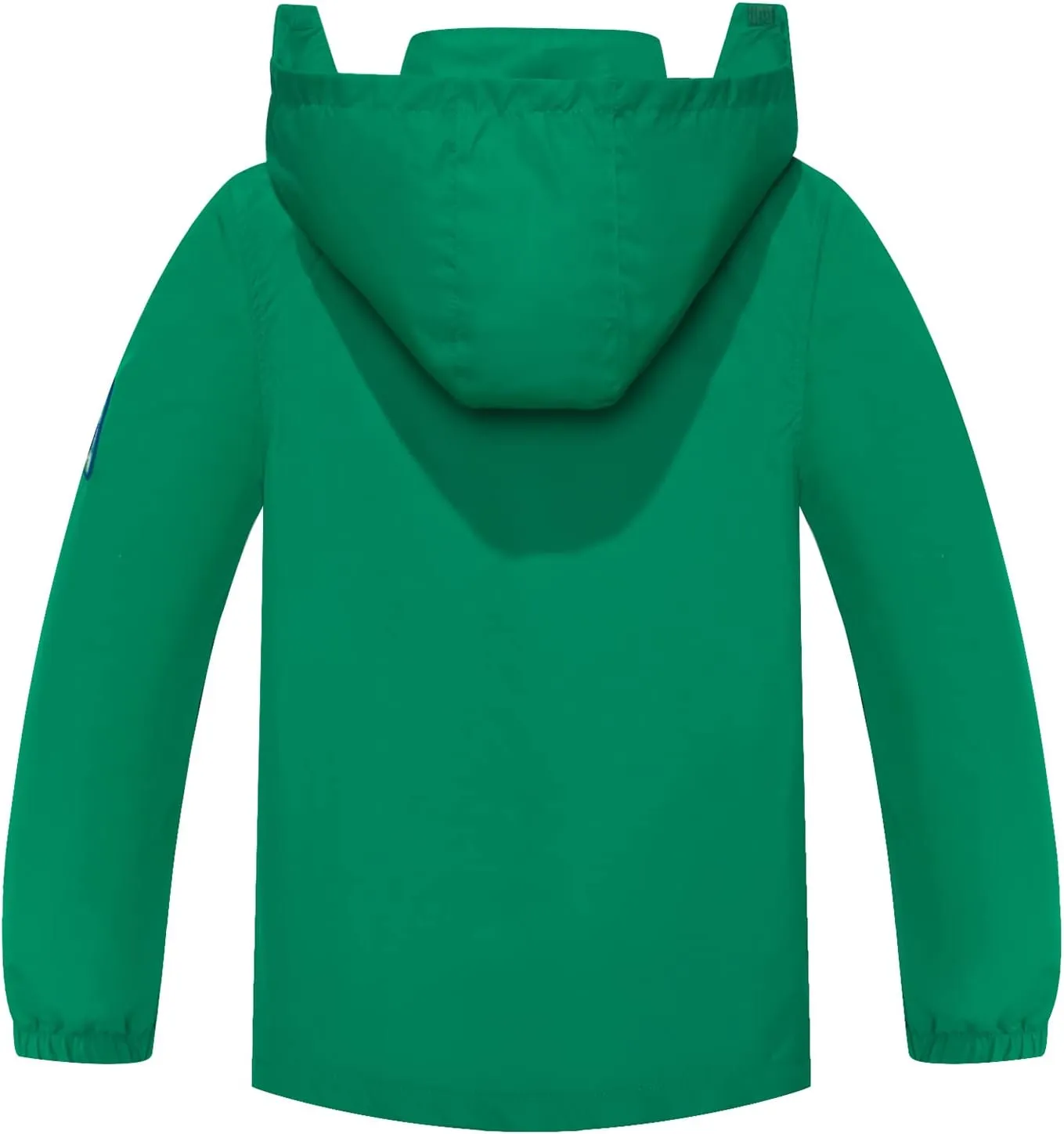 SaphiRose Kids Rain Jacket Waterproof Raincoat Mesh Lined Coat with Removable Hood for Boys Girls