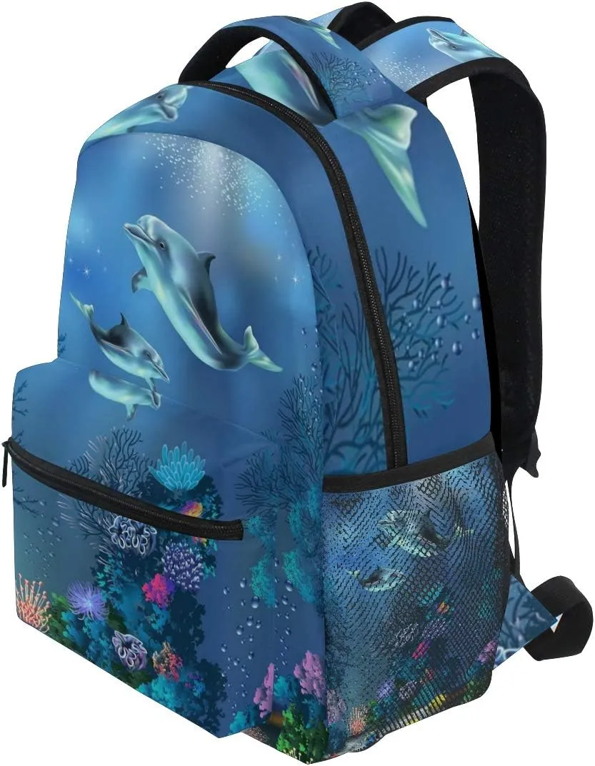 School Backpack for Kids Girls Boys, Travel Backpack Lightweight Water Resistant School Bag Student Bookbag Laptop Backpack