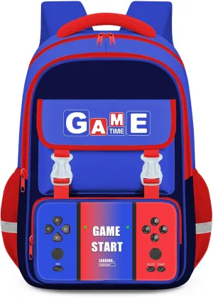 School Backpacks for Boys - Gamer Boys Backpack for Kids Teens, Multifunctional Bookbag for Elementary Middle School Students, 17″ Video Game Travel Bag Ages 6-18