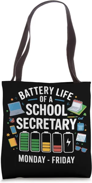 School Secretary Back To School Assistant Job Profession Tote Bag