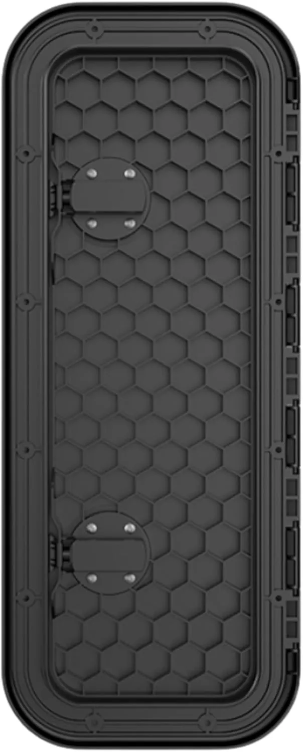 SEAFLO Marine Boat Deck Rectangular Access Hatch - White/Black, Lock and Key/Regular