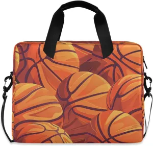 senya Laptop Bag Computer Bags Messenger Shoulder Bag Briefcase Basketball Texture for Business Office Work