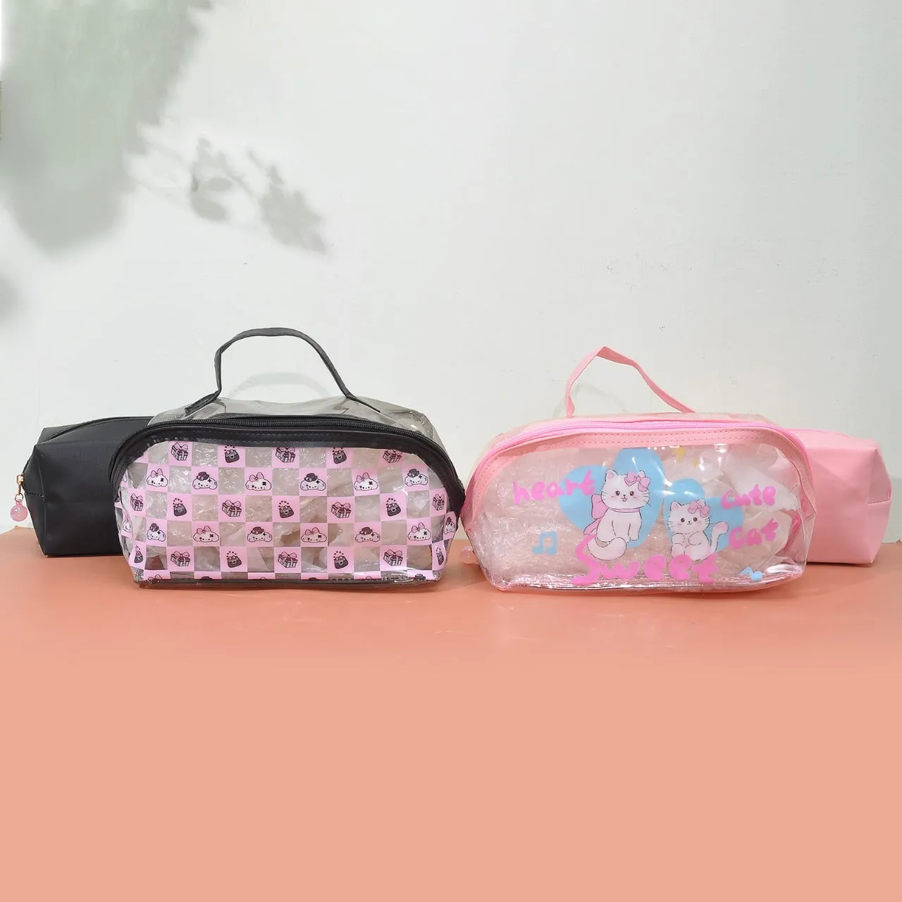 Set Of 2 Travel Makeup Pouch
