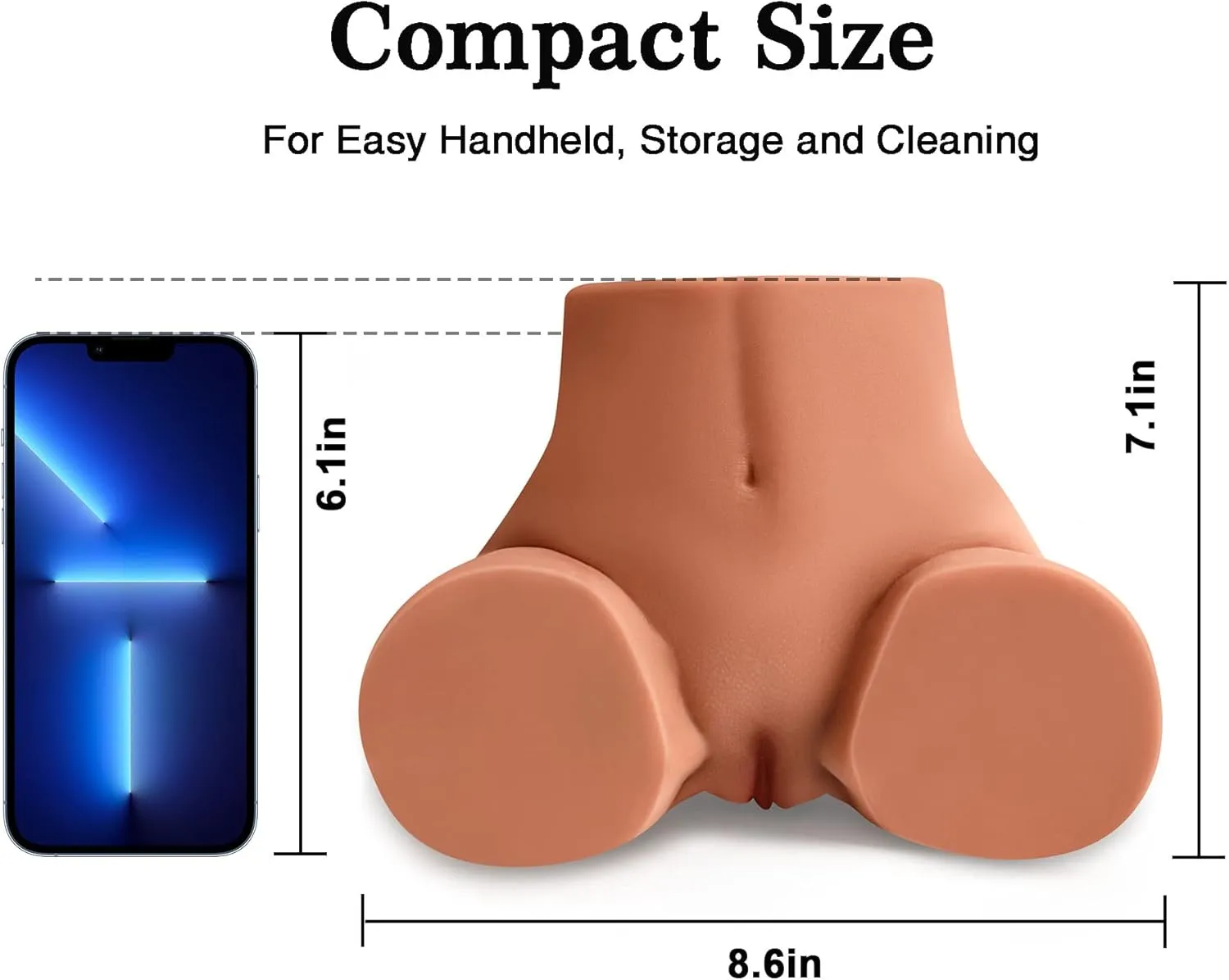 Sex Doll Male Sex Toy for Men - Adult Toys Male Masturbator Pocket Pussy Ass Realistic Sex Dolls for Men Hands Free Stroker Soft Butt with 3D Vagina Anal Sex - Adult Toy Male Sex Toys for Men Pleasure