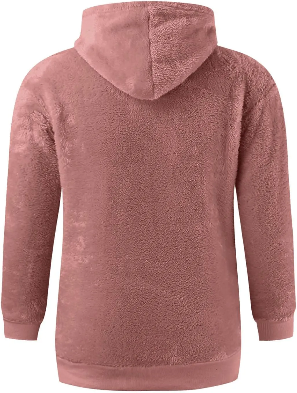 Sherpa Hoodie for Men Fleece Lined Winter Hooded Sweatshirts Comfy Warm Casual Thermal Pullover Sweater With Pocket
