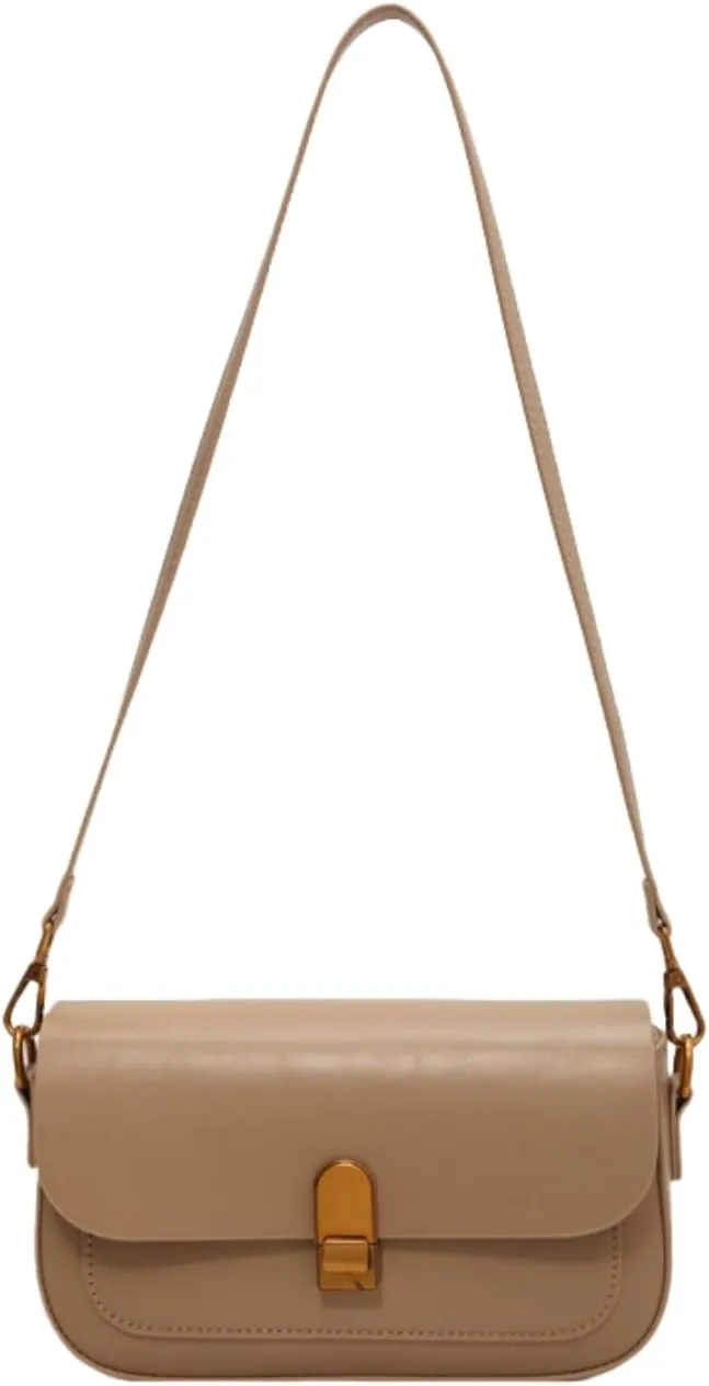 Shoulder Bag for Women -Minimalist Small Square Handbag, Underarm Carry, Adjustable Strap, Multiple Colors