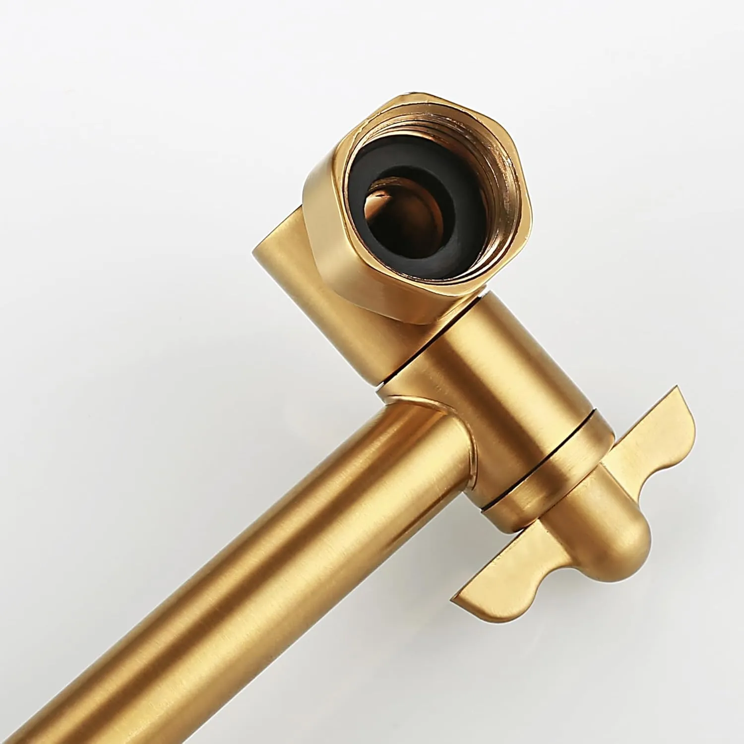 Shower Head Extension Arm, 10 Inch Adjustable Shower Arm for Rainfall Shower, Angle & Height Adjustable Extender with Universal Connector, Anti-Leak & Tool-Free Installation