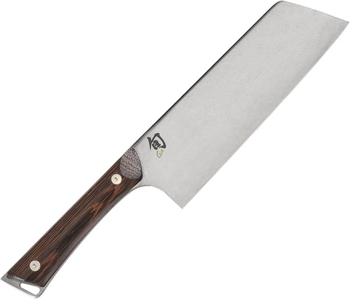 Shun Kanso 7" Asian Utility Knife, Handcrafted Japanese Kitchen Knife Ideal for Stir Fry, AUS10A Stainless Steel Blade, Tagayasan Handle, Precision and Sharpness for Professional and Home Chefs