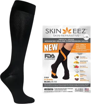 Skineez Medical Grade Advanced Healing Compression Socks 20-30mmHg, 1 Pair