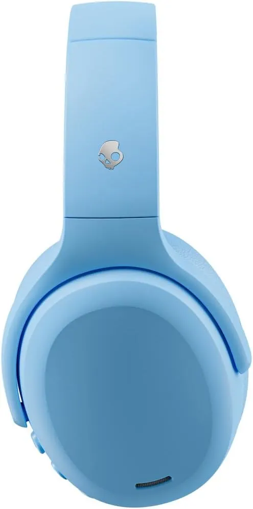 Skullcandy Crusher ANC 2 Over-Ear Noise Canceling Wireless Headphones with Sensory Bass and Extra Charging Cable, 50 Hr Battery, Microphone, Works with Bluetooth Devices, Preppy Summer Resort