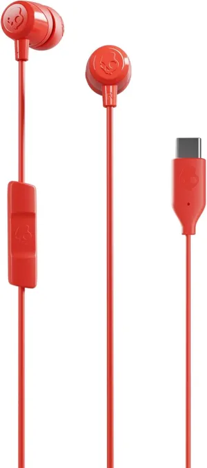 Skullcandy Jib USB-C Wired Earbuds with Noise Isolating Fit, Built-in Microphone Call and Track Control for iPhone Android, Ear Gels Included for Custom Fit - Plasma