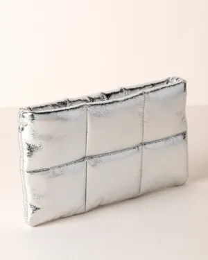 Skyler Zip Pouch | Silver