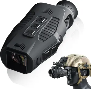 SKYXIU Night Vision Goggles,1080p Digital Night Vision Monocular for Dark,Travel Infrared Monoculars Save Photos & Videos,Thermal Imaging Monocular for Hunting,Camping,Travel
