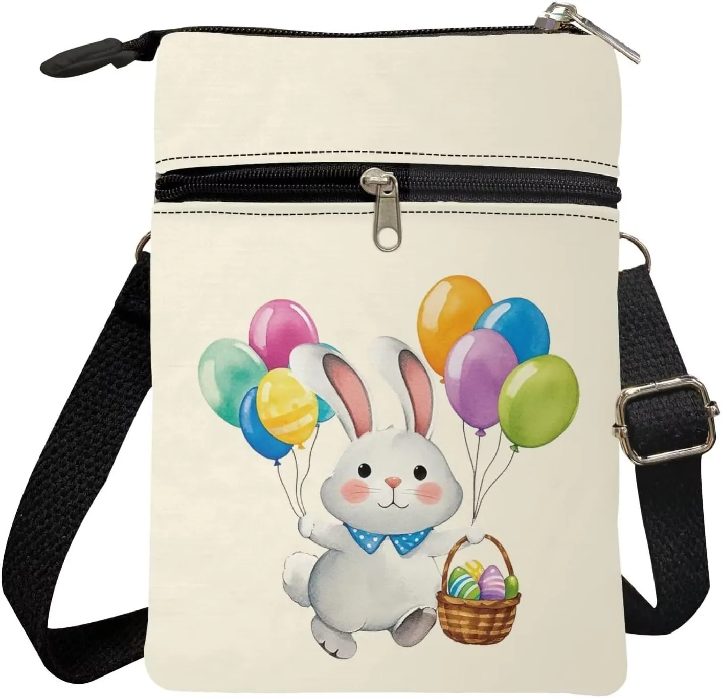 Small Crossbody Bag with Compartments Smartphone Wallet Bag for Women Messenger Bag with Adjustable Strap