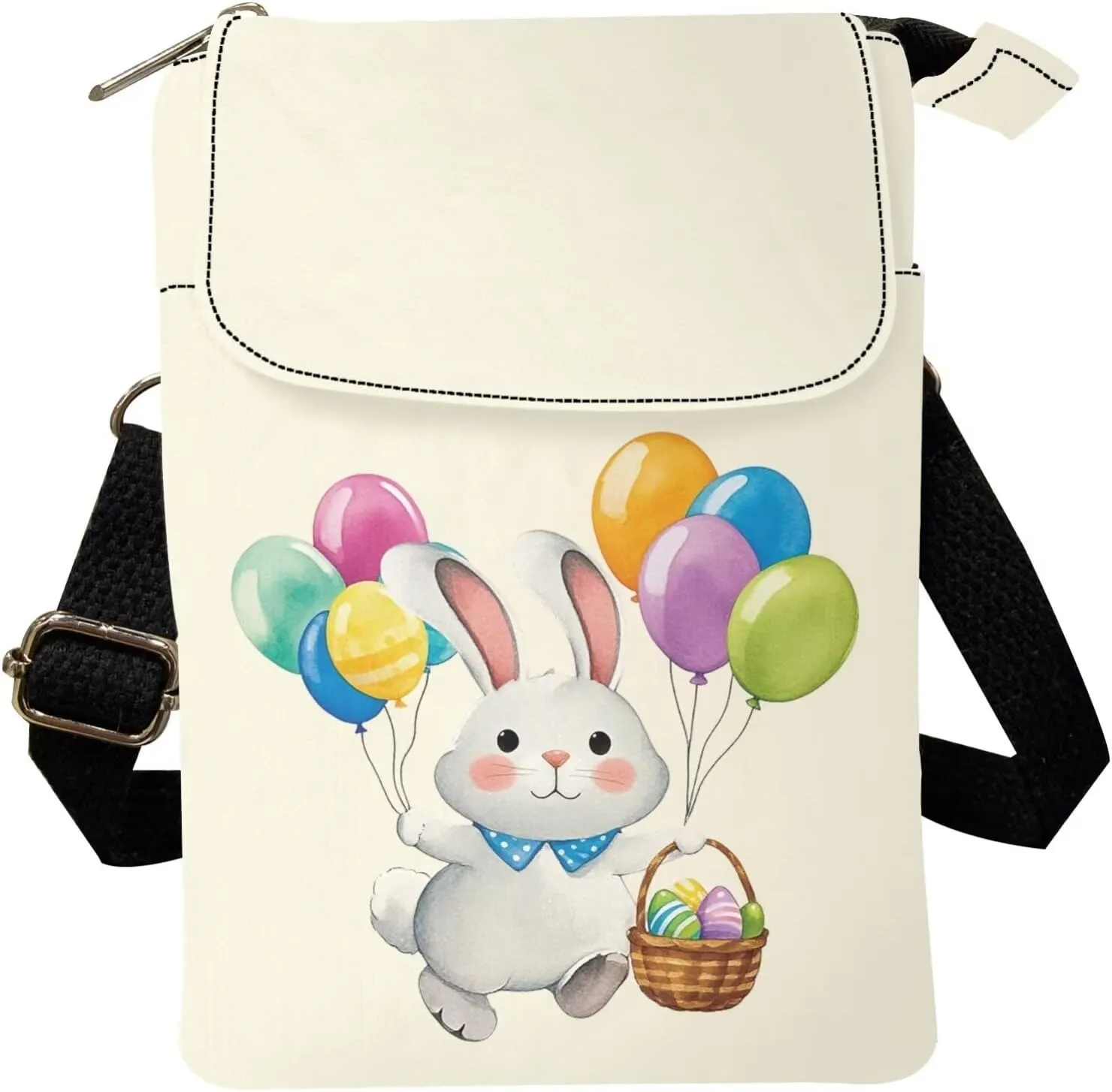 Small Crossbody Bag with Compartments Smartphone Wallet Bag for Women Messenger Bag with Adjustable Strap