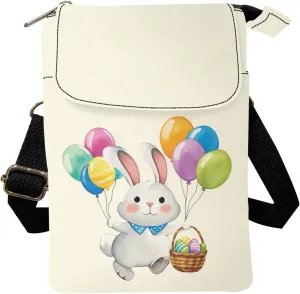 Small Crossbody Bag with Compartments Smartphone Wallet Bag for Women Messenger Bag with Adjustable Strap