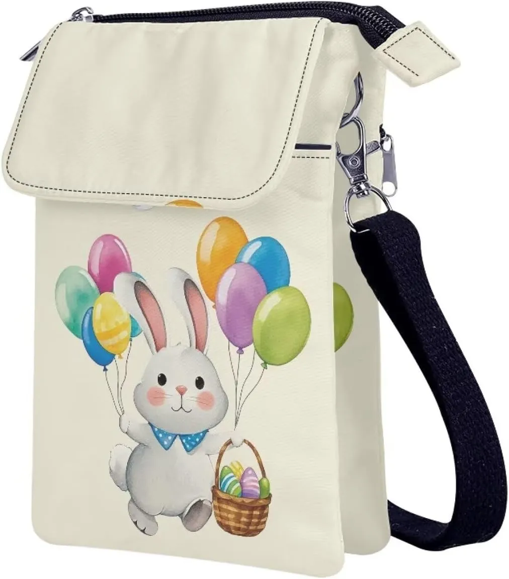 Small Crossbody Bag with Compartments Smartphone Wallet Bag for Women Messenger Bag with Adjustable Strap