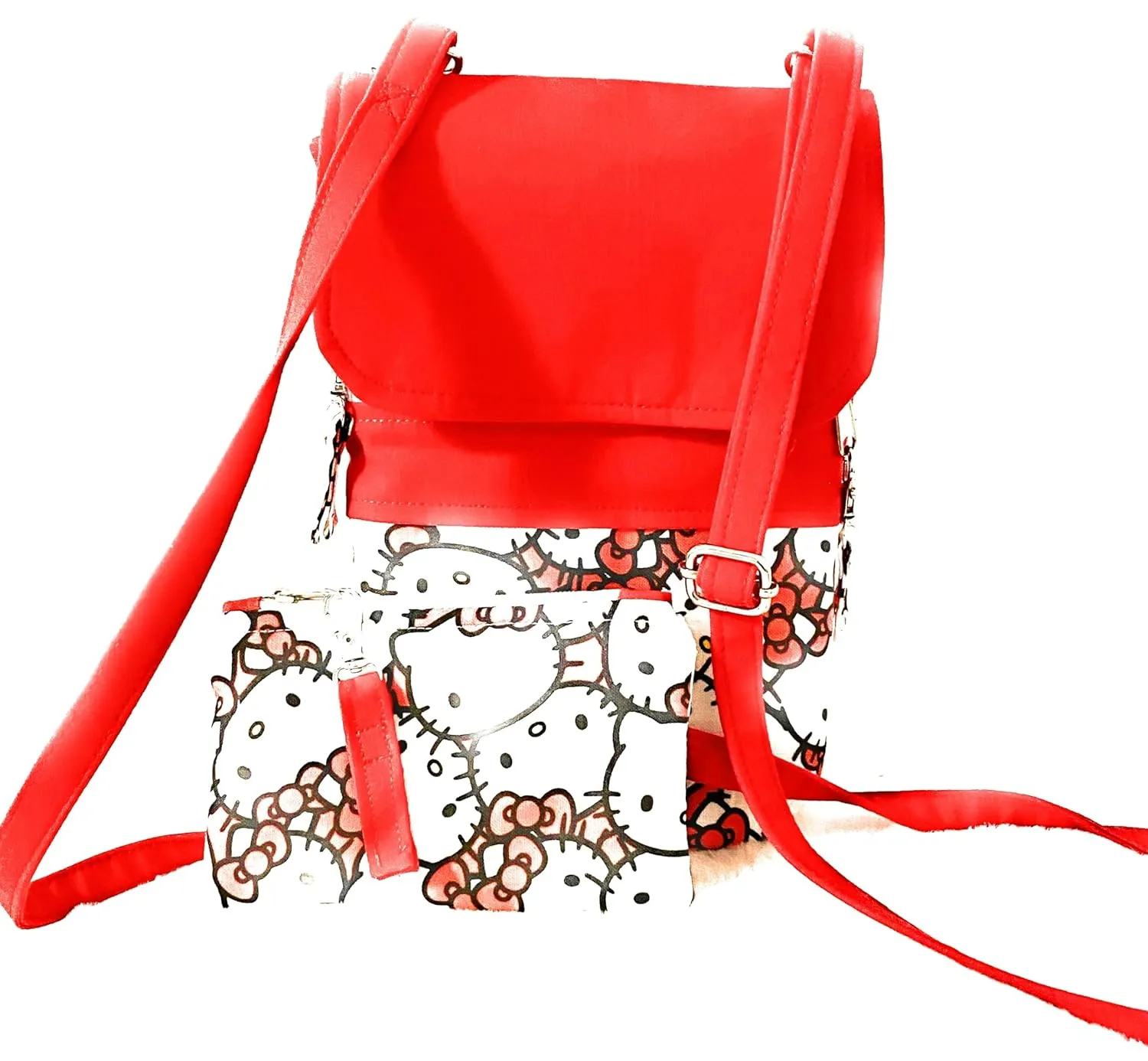 Small Crossbody Messenger Bag (Green)