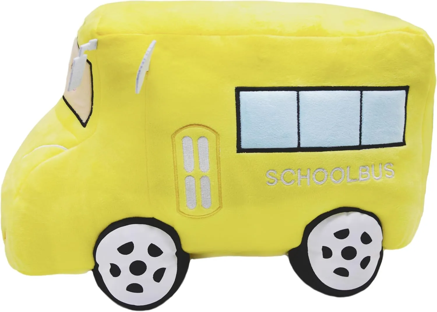 Soft Plush School Bus Stuffed Car Toy Super Cute Yellow Truck plushie Excellent Gifts for Kids or Birthday Party 11 Inches