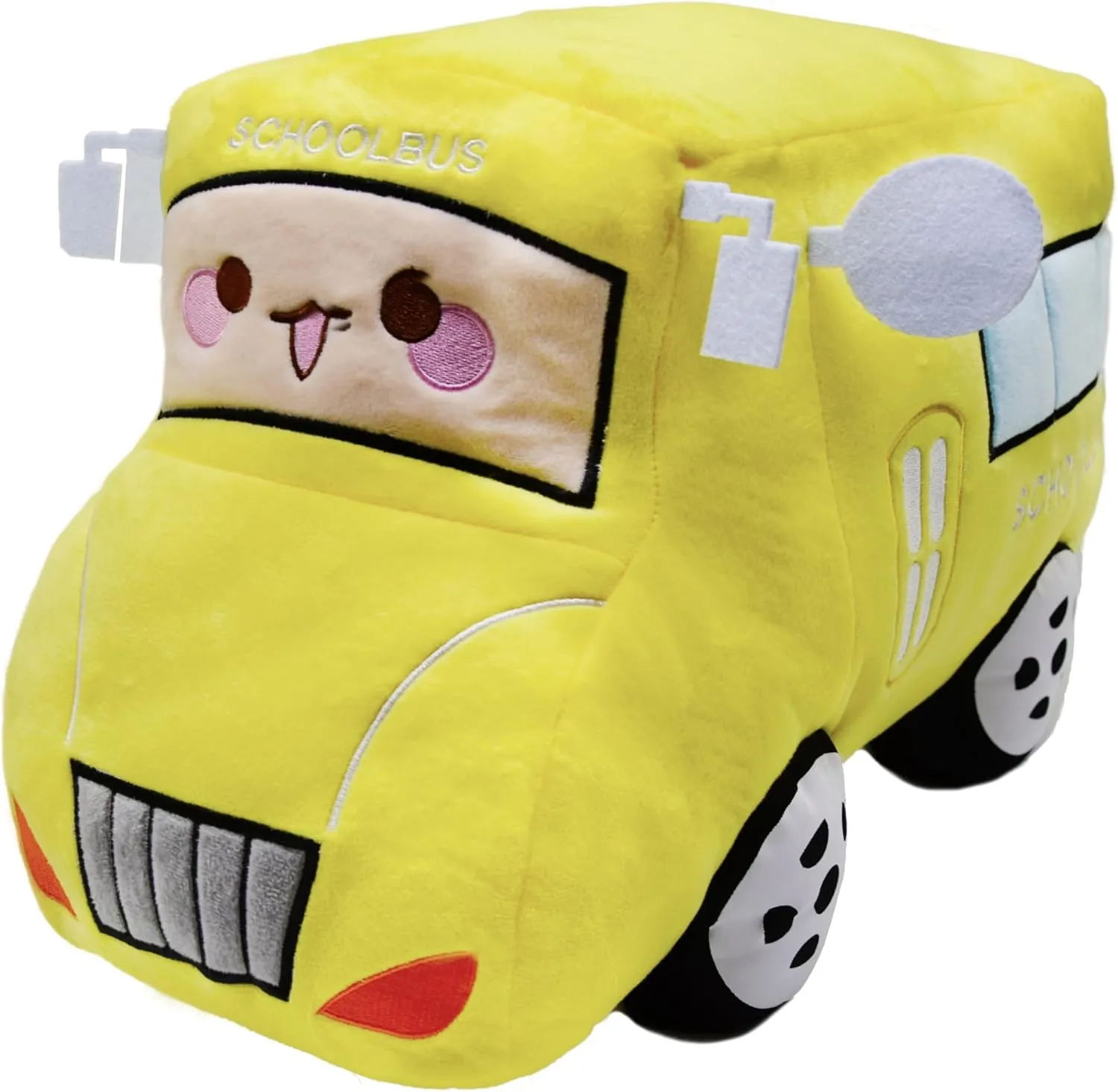 Soft Plush School Bus Stuffed Car Toy Super Cute Yellow Truck plushie Excellent Gifts for Kids or Birthday Party 11 Inches