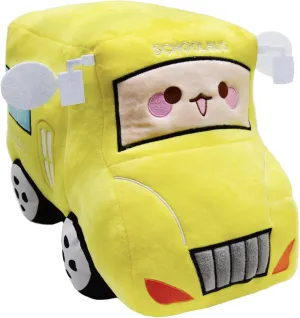 Soft Plush School Bus Stuffed Car Toy Super Cute Yellow Truck plushie Excellent Gifts for Kids or Birthday Party 11 Inches