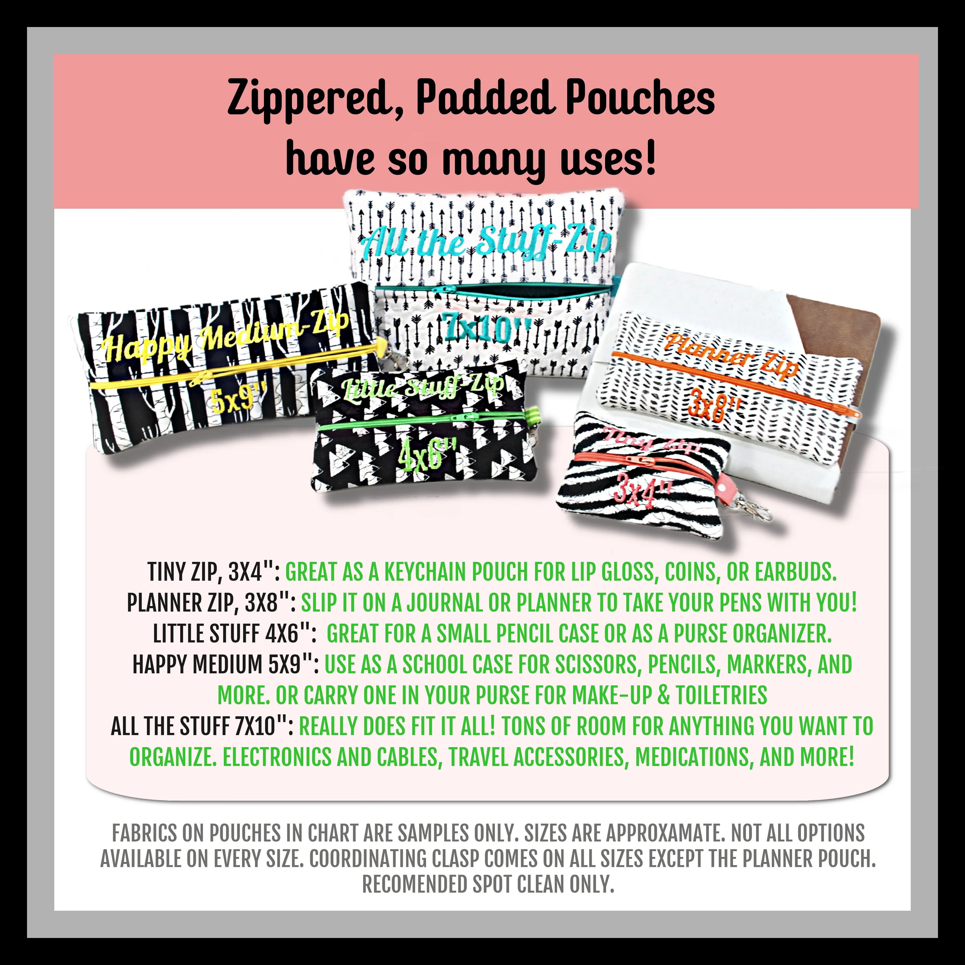 Softball Personalized Quilted Pouch