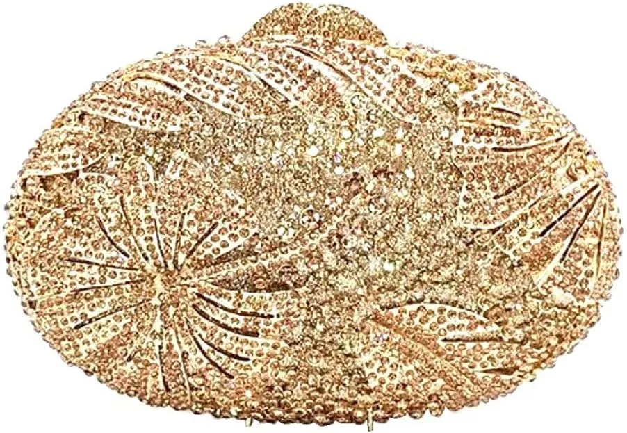 Sparkly Crystal Evening Clutch Luxury Flower Rhinestone Evening Bags Wedding Formal Party Handbags Purses