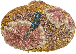 Sparkly Crystal Evening Clutch Luxury Flower Rhinestone Evening Bags Wedding Formal Party Handbags Purses