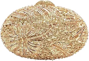 Sparkly Crystal Evening Clutch Luxury Flower Rhinestone Evening Bags Wedding Formal Party Handbags Purses
