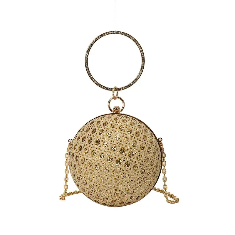 Sparkly Round Diamond Purse