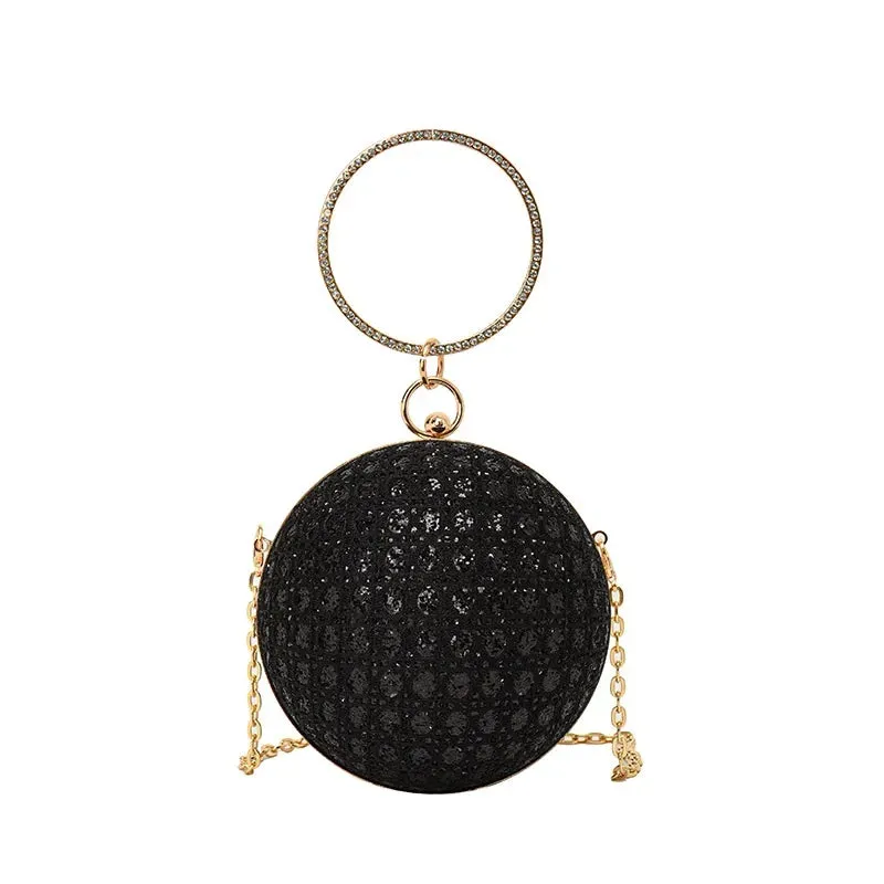 Sparkly Round Diamond Purse