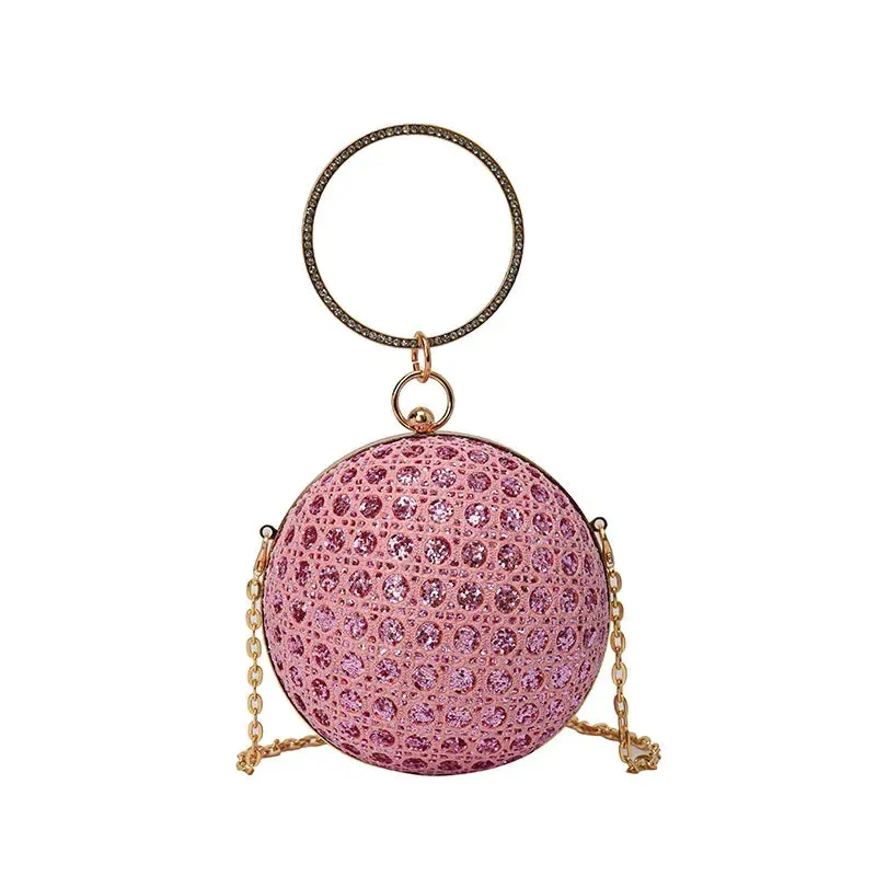 Sparkly Round Diamond Purse