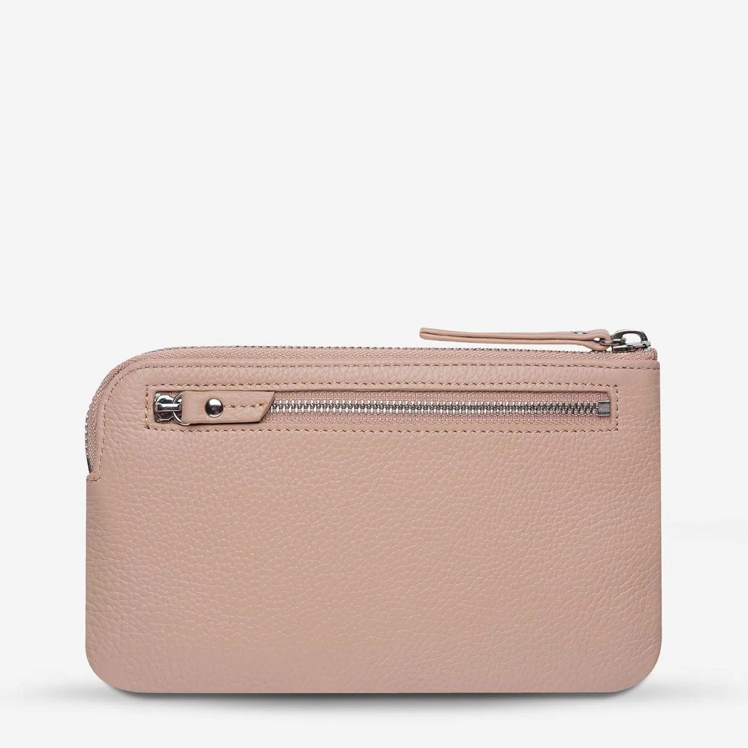 Status Anxiety Smoke And Mirrors Zip Leather Pouch
