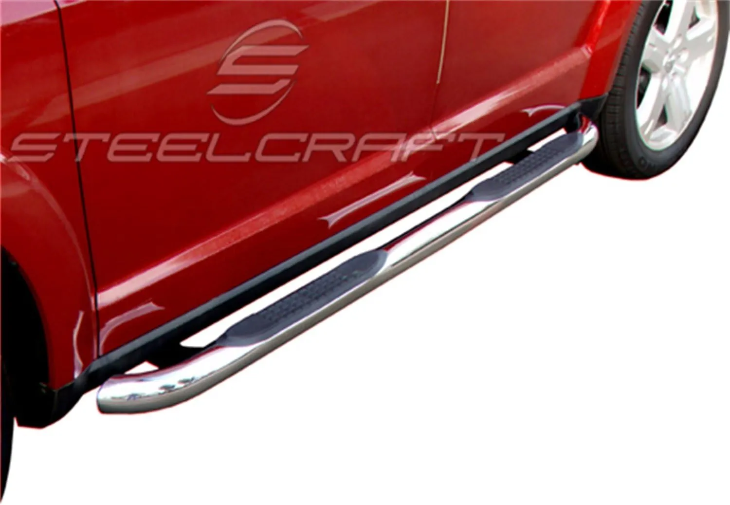 Steelcraft 221800 Black 3" Nerf Bar for Dodge Journey