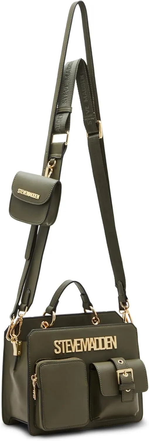 Steve Madden Bevelyn Utility Pocket Convertible Crossbody Bag