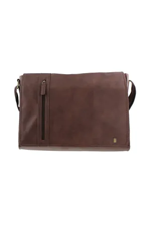 STORM London MALONE Laptop Messenger BROWN
