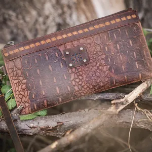 STS Catalina Croc Clutch