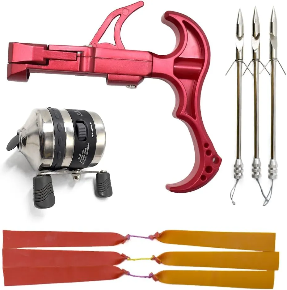 SUFFUSE Handheld Slingshot Release Device, Professional Slingshot Outdoor Fish Shooting Accessories, Aluminum Slingshot Trigger, Catapult Accessories for Fish Dart