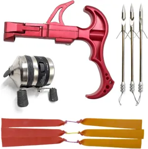 SUFFUSE Handheld Slingshot Release Device, Professional Slingshot Outdoor Fish Shooting Accessories, Aluminum Slingshot Trigger, Catapult Accessories for Fish Dart