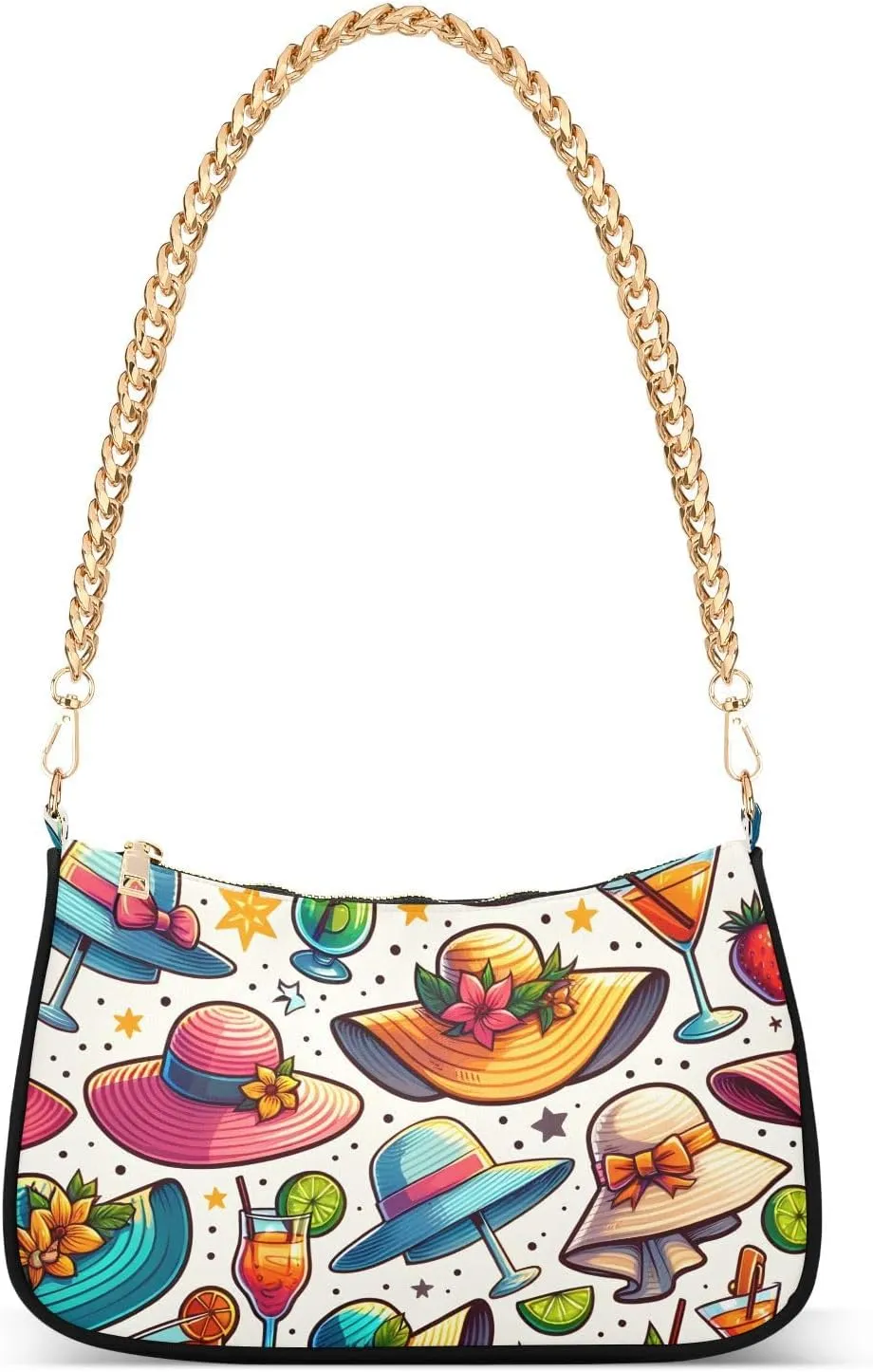 Summer Hat Juice Crossbody Bags for Women Tote Bag Women's Shoulder Handbags Clutch Purses for Women