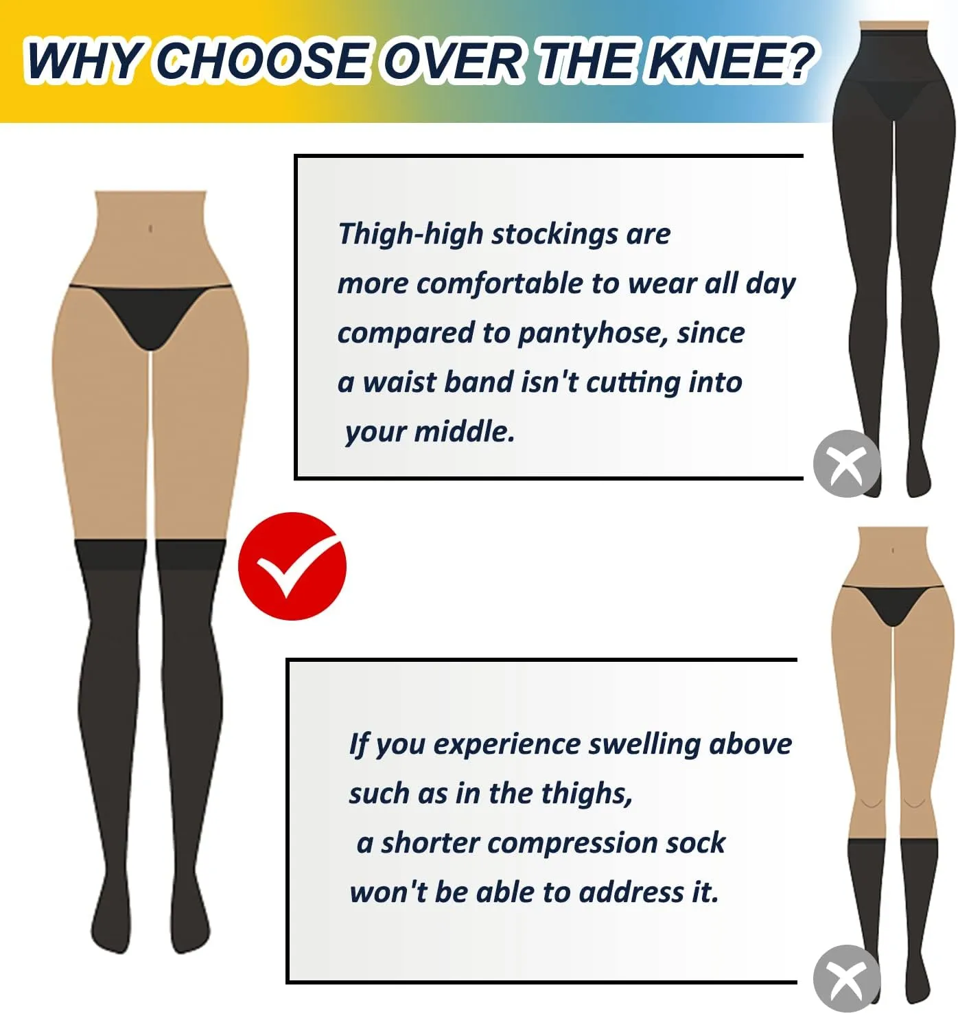SunFeeling Compression Socks for Women & Men Circulation (3 Pairs) - Best Support for Athletic Running Nurses Recovery Travel