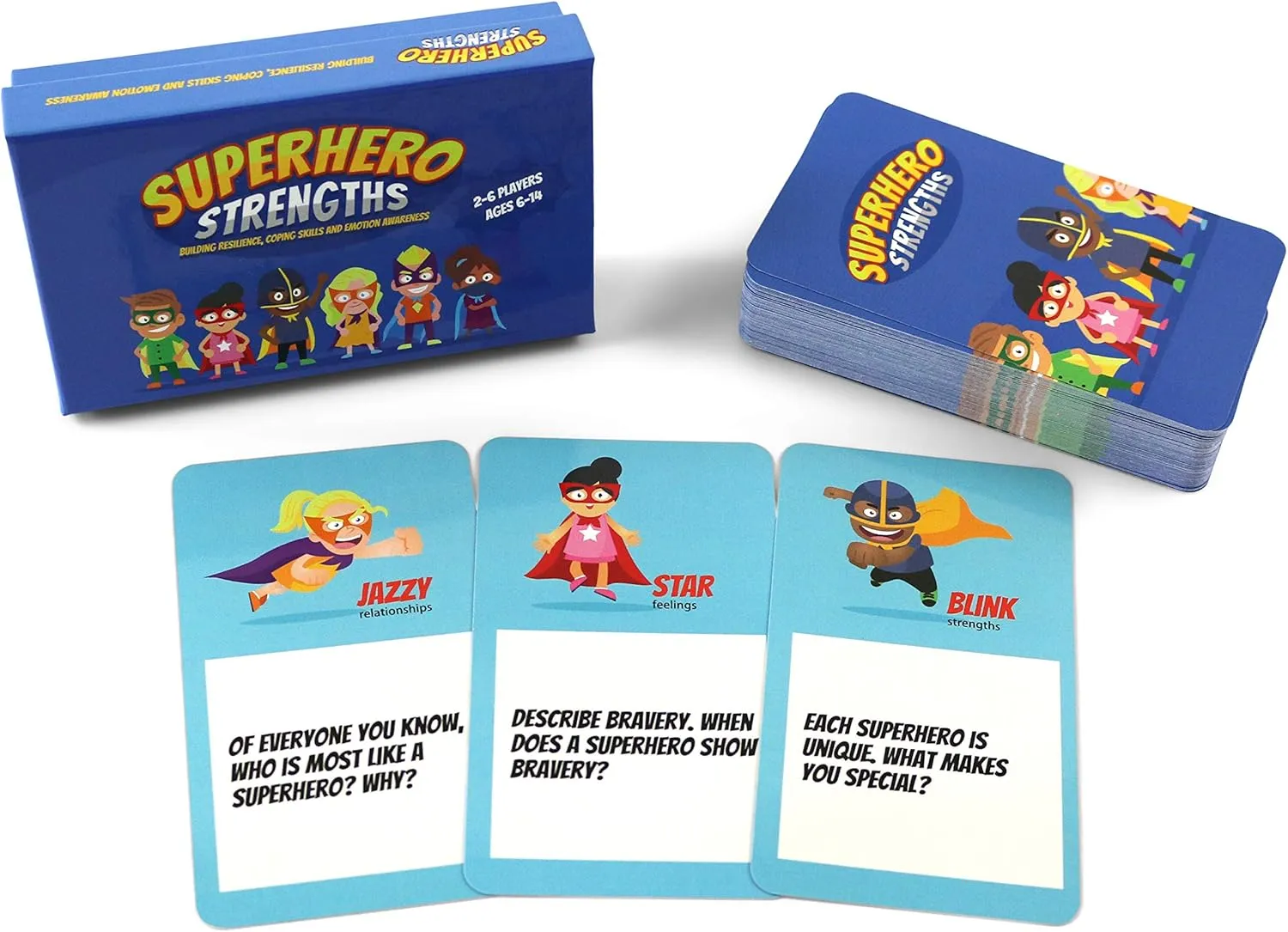 Superhero Strengths: Building Resilience, Coping Skills, and Emotion Awareness Card Game
