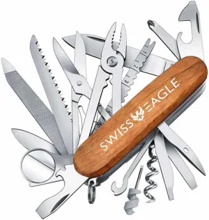 Swiss Eagle Premium Quality Knife Classic Multi Tool Pocket Knife for Men - 30 Tools in your Pocket - navaja suiza