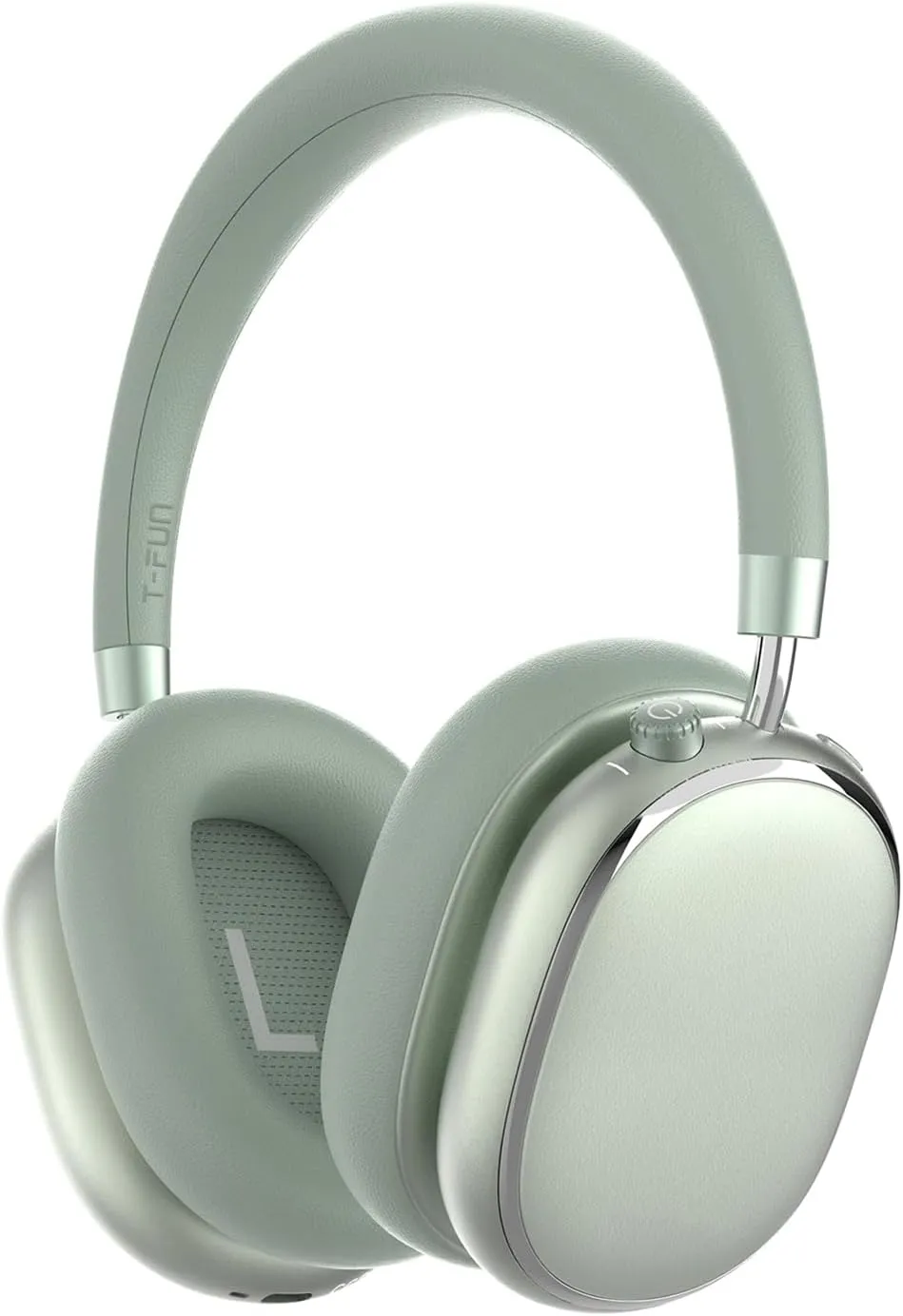 T-fun NC95 Hybrid Active Noise Cancelling Headphones, Over Ear Headphones Wireless Bluetooth 5.3, Built-in Mic, 65H Playtime, App Control, Hi-Res Audio, Comfort Fit, Clear Calls for Travel/Workout