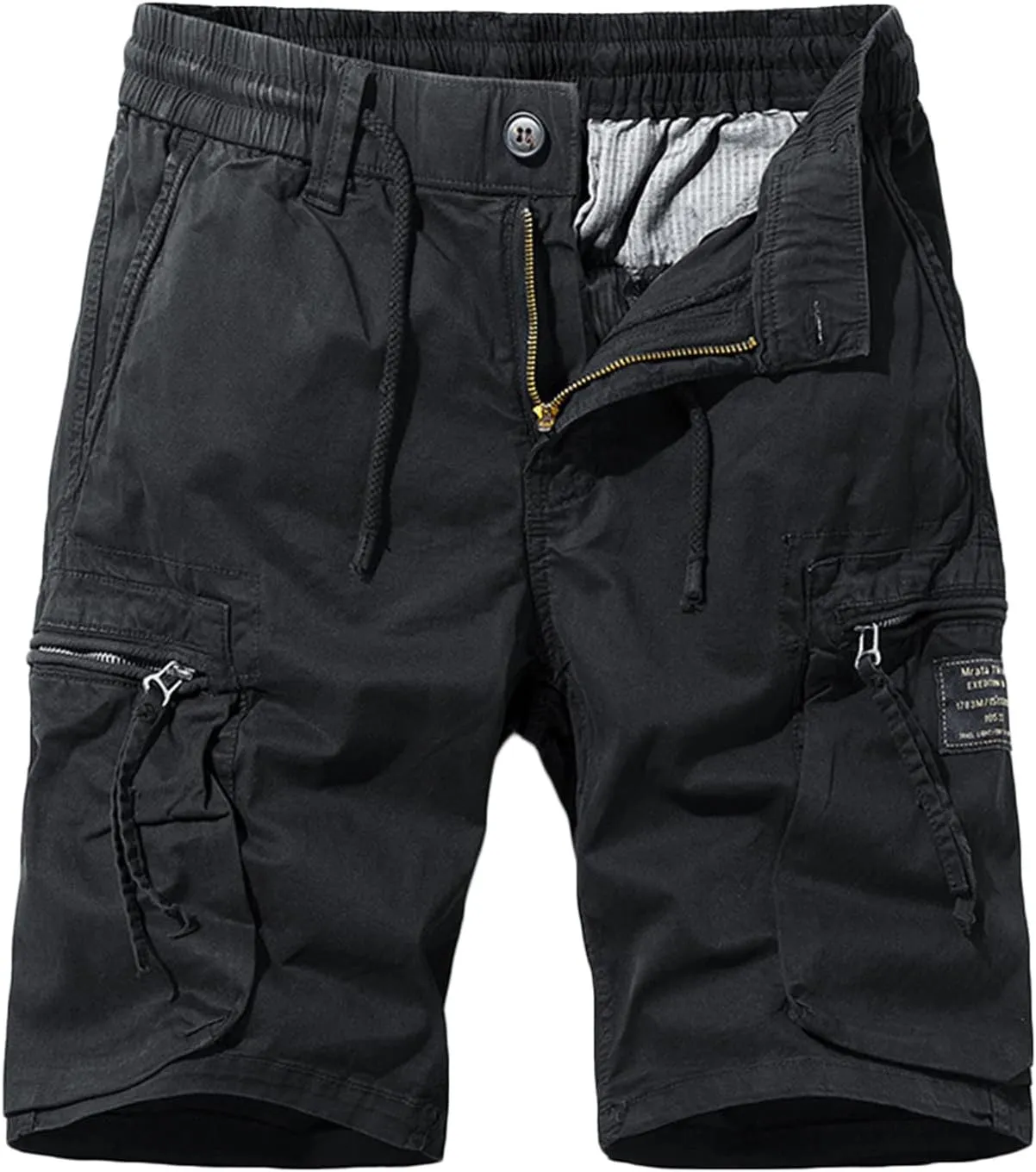 Tactical Cargo Shorts for Men Military Style Quick Dry Stretch Waist Outdoor Hiking Adventure Shorts