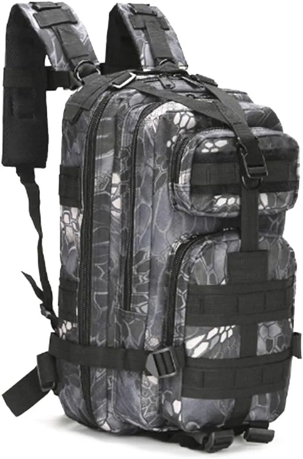 Tactical First Aid Bag MOLLE EMT IFAK Backpack Trauma First Aid Responder Medical Utility Military Rucksack Emergency (Python Black)
