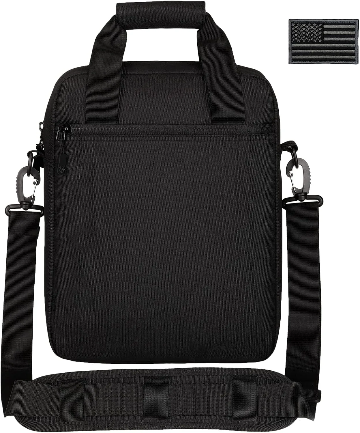 Tactical Messenger Bag, Tactical Briefcase Laptop Bag Heavy Duty MOLLE Shoulder Pack Handbag for Men(Patch Included)