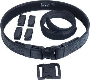 TAFTACFR Duty Belt for Law Enforcement Utility Security Military Police 2.25" Tactical Patrol Belt Set