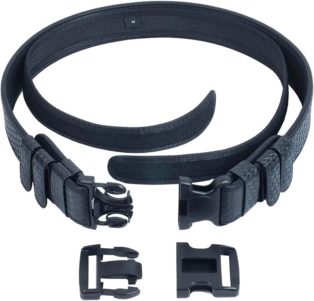TAFTACFR Duty Belt for Law Enforcement Utility Security Military Police 2.25" Tactical Patrol Belt Set