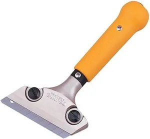 TAJIMA Utility Scraper - 8 inch (200 mm) Razor Glass Scraper with Reversible-Blade & 3 Endura-Blade - SCR-L200